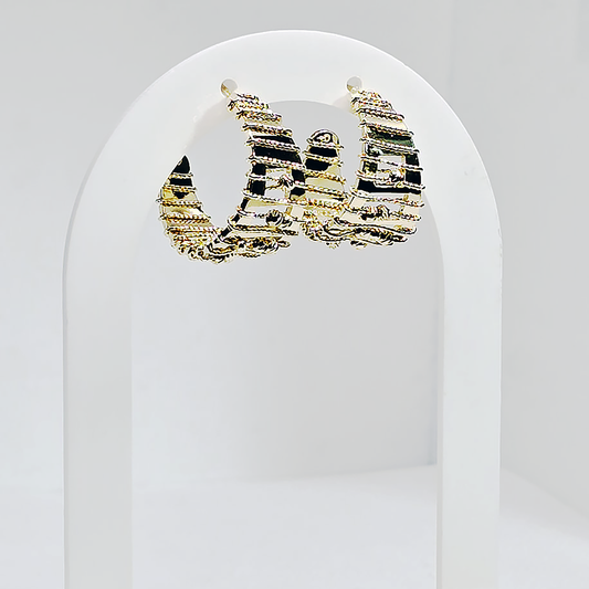Textures Hoop Earrings